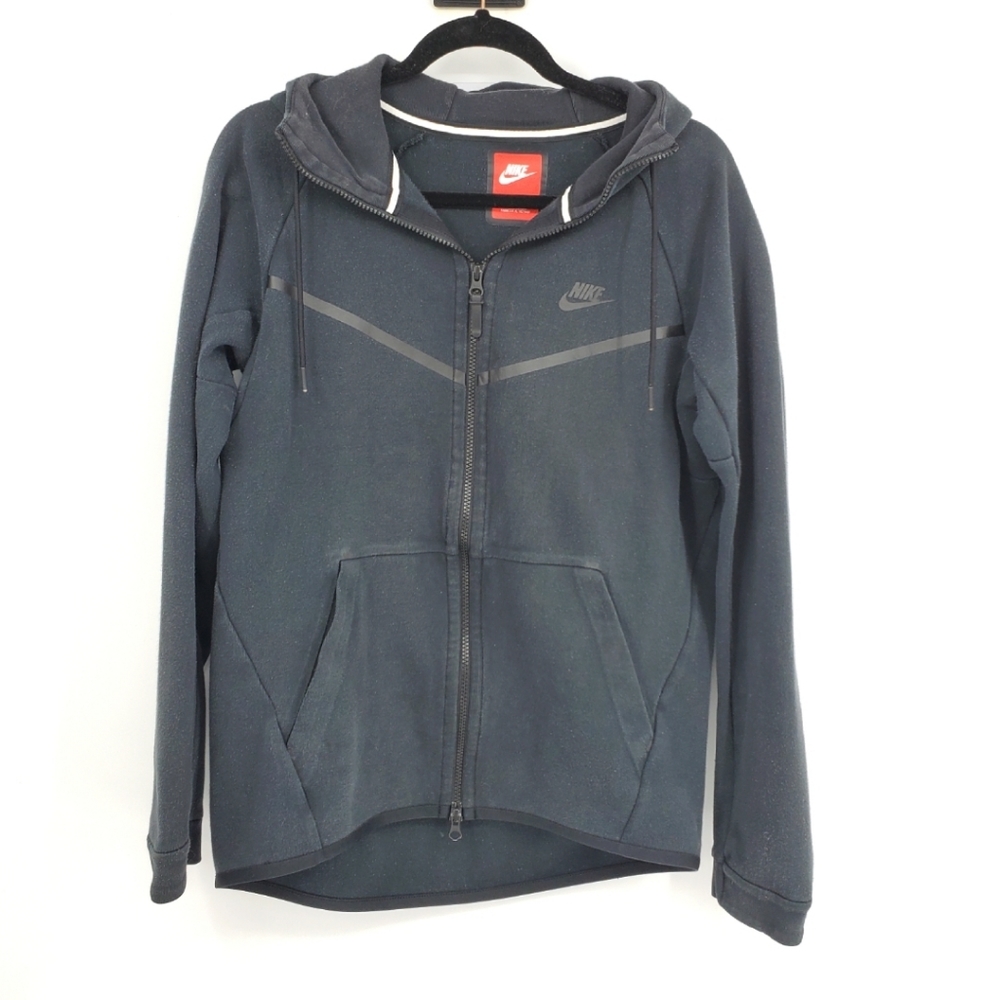 Nike Tech Black Medium Hoodie Sweatshirt Jacket